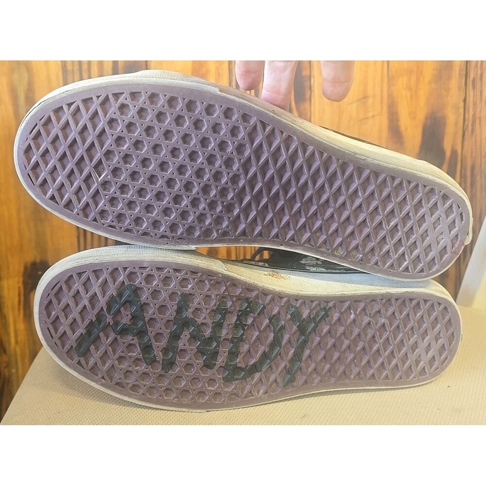 Vans Disney Toy Story Sk8-Hit Buzz Lightyear High Top Suede Black Sz Men 10 - Picture 6 of 9